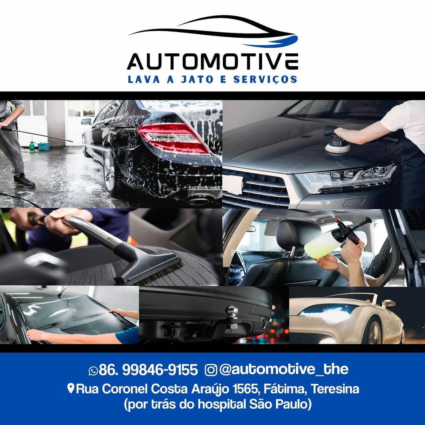 Arte Automotive com serviços e contato