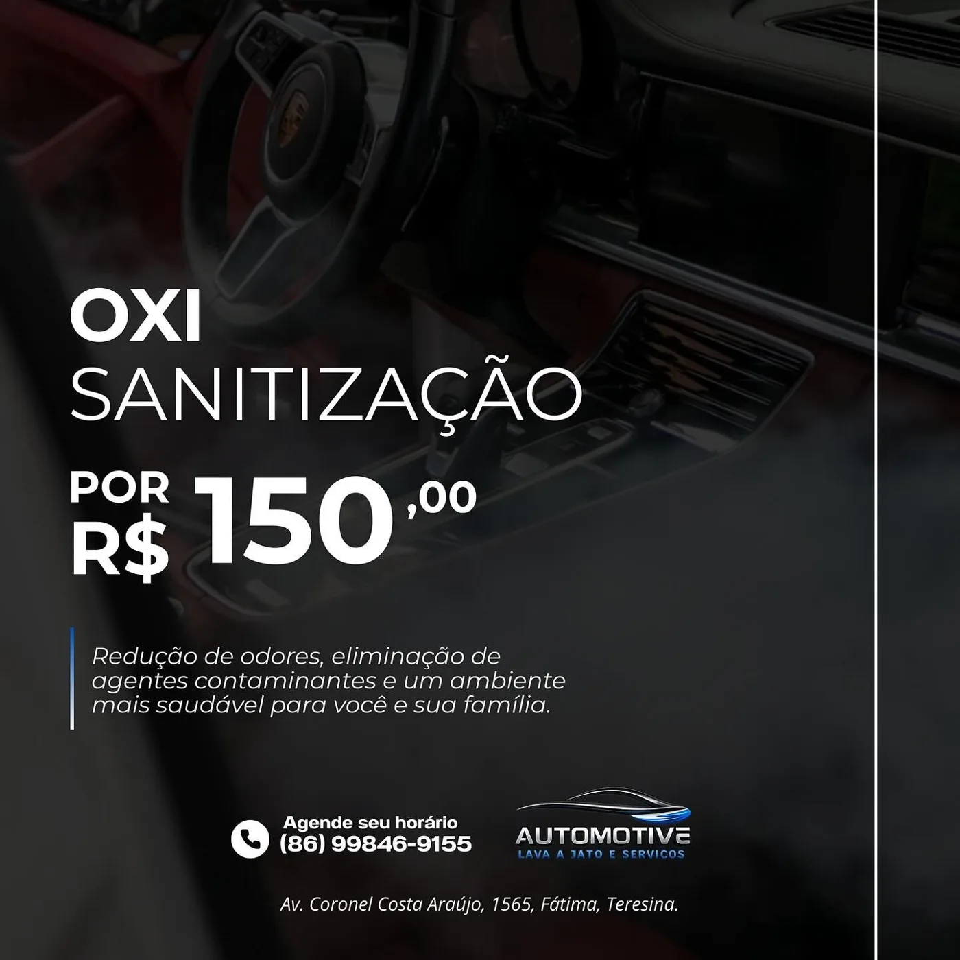 Oxi-sanitização com ozônio